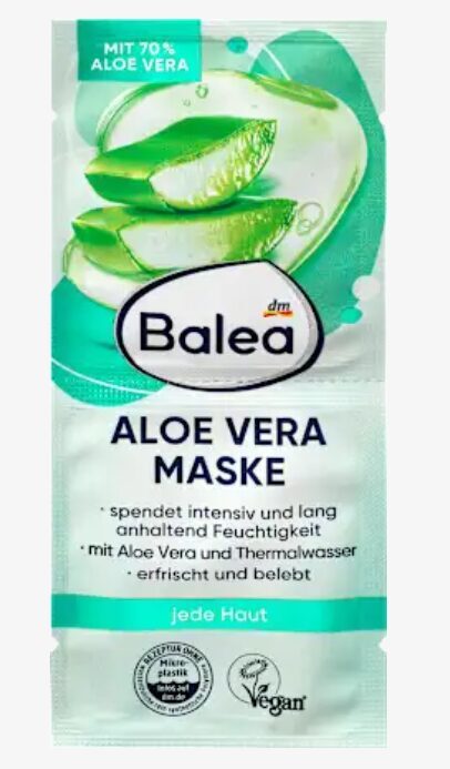 Balea sejas maska ar alveju, 2x8 ml, 16 ml